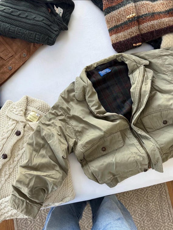 Vintage Pendleton Puffer Coat - image 10