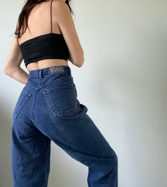 Waist 30 Vintage High Waisted Jeans - image 6