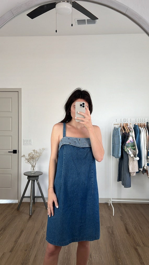 Vintage Denim Mini Dress