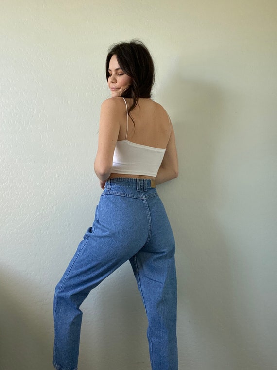 Waist 30 Vintage High Waisted Jeans - image 5