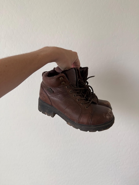 Harley-Davidson Dark Brown Leather Boots Size 8.5 Excellent Condition Harley-Davidson® Men main image 2
