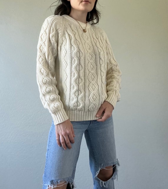 Vintage Cable Knit Sweater - image 6