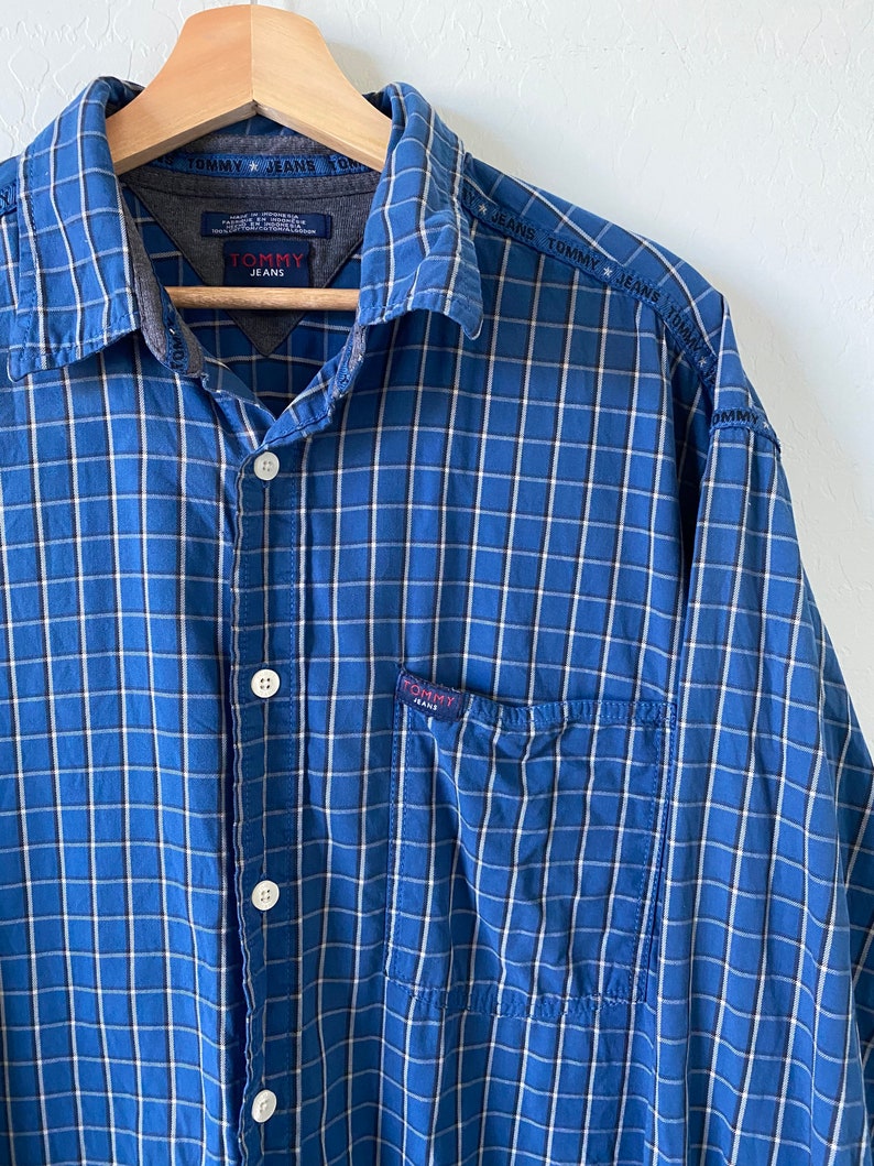 Vintage Oversized Tommy Hilfiger Button Up