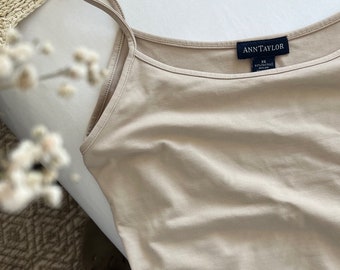 Vintage Nude Camisole Tank Top - Etsy