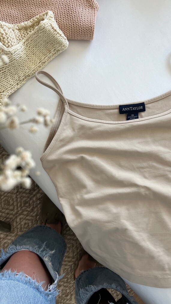Vintage Nude Camisole Tank Top - Etsy