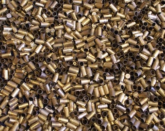 9MM Once Fired Brass 1000 + pieces. Perfect for Jewelry and Crafts. Range Brass, Supplies, Crafting, Steampunk, DIY