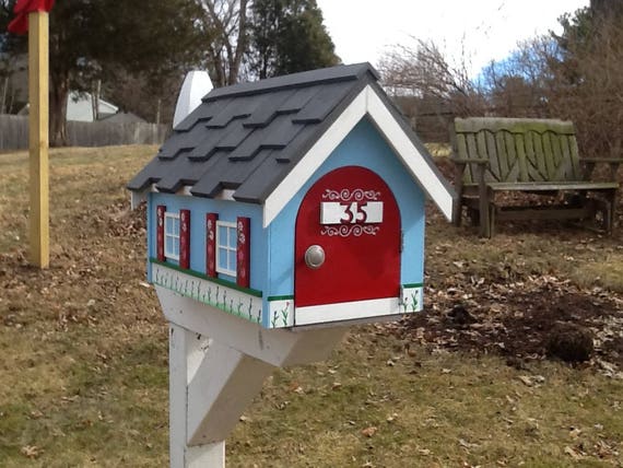 Rural Country Cottage Mailbox Etsy