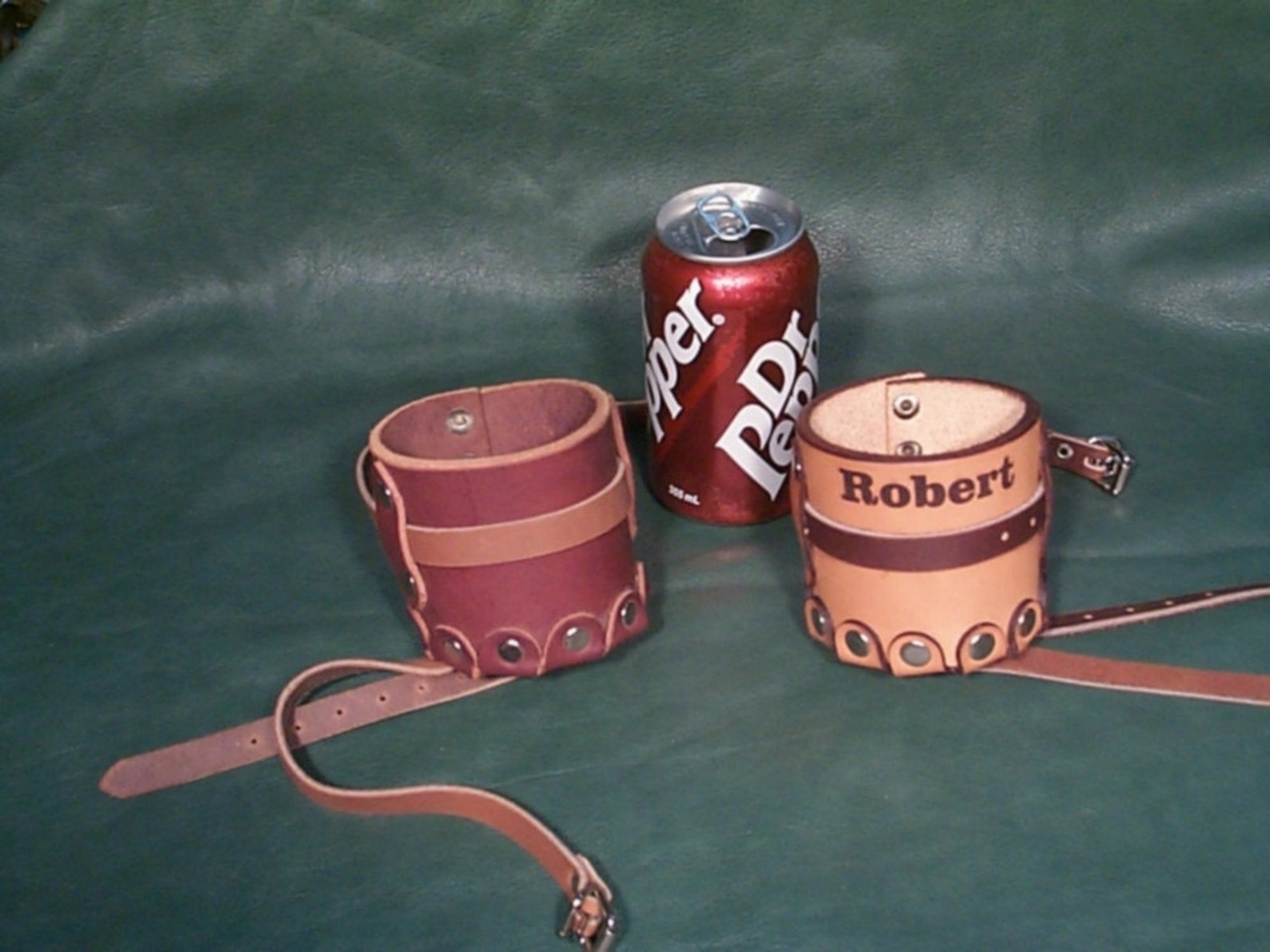 Saddle Beverage Holder Leather Saddle Beer/pop Holder Etsy