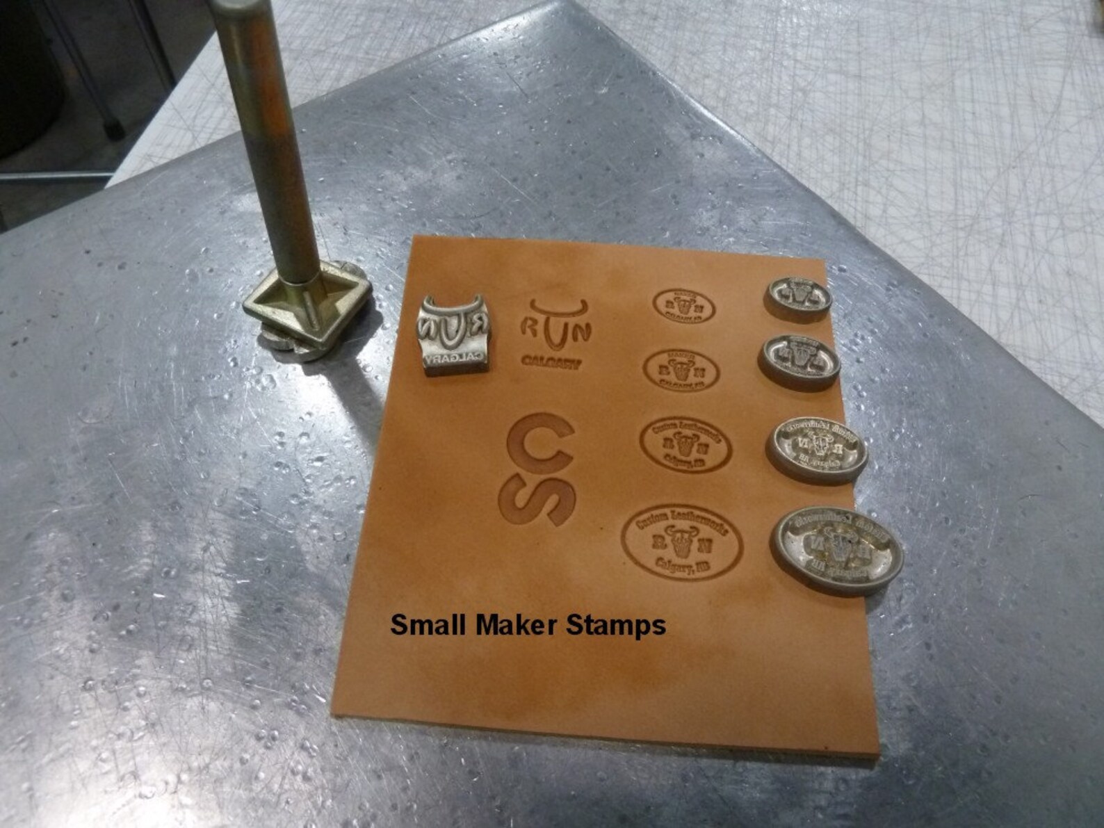 Custom Leather Logo Embossing Stamps Etsy Canada