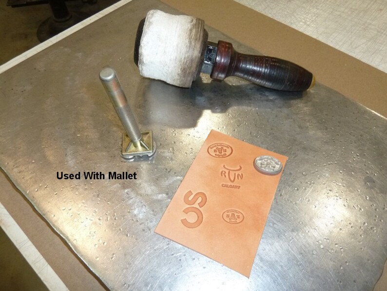 Custom Leather Logo Embossing Stamps Etsy Canada