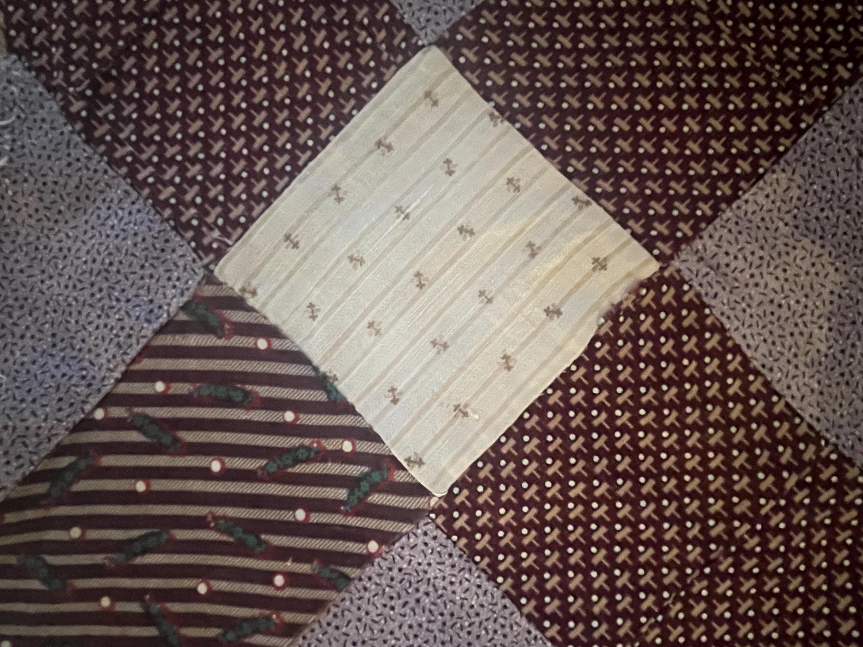 Back in Time Textiles! 4 Antique 1850 Quilt Blocks Crafts Calico ...