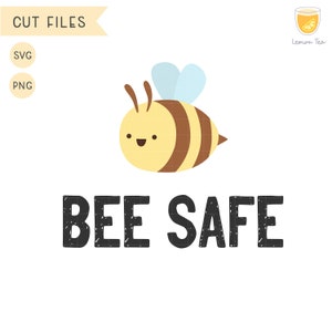 Cute Bee SVG, Clipart, PNG, Vector, Commercial use, Digital, Instant download