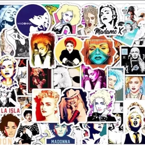 Madonna Bundle Of 45 Assorted Stickers