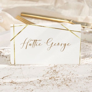 Gold Rahmen Hochzeit Tischkarten Vorlage Sofortiger Download Tisch Name Karten Dekor Tisch Platzkarten Dekorationen Sitzkarten 0006