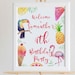 Editable Orange Welcome Sign Templates Citrus Bridal Shower - Etsy