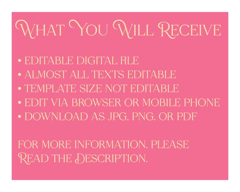Editable Gold and Pink Wedding Invitation, Elegant Blush Floral Invite ...