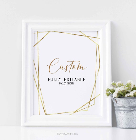 Editable 8x10