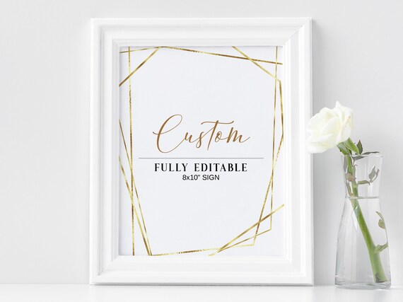 Editable 8x10