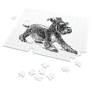 Regali unici per gli amanti dei cani Schnauzer Schnauzer Jigsaw Puzzle (252, 500, 1000 pezzi)