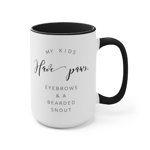 My Schnauzer Kid Accent Large Mug