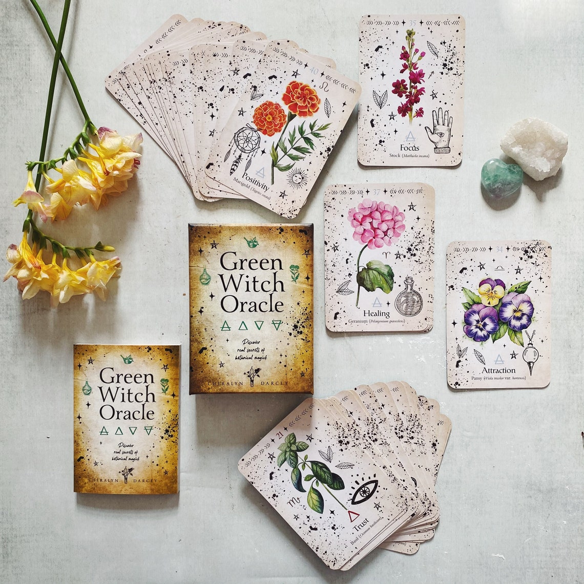 Green Witch Oracle Deck Discover The Real Secrets Of Etsy New Zealand