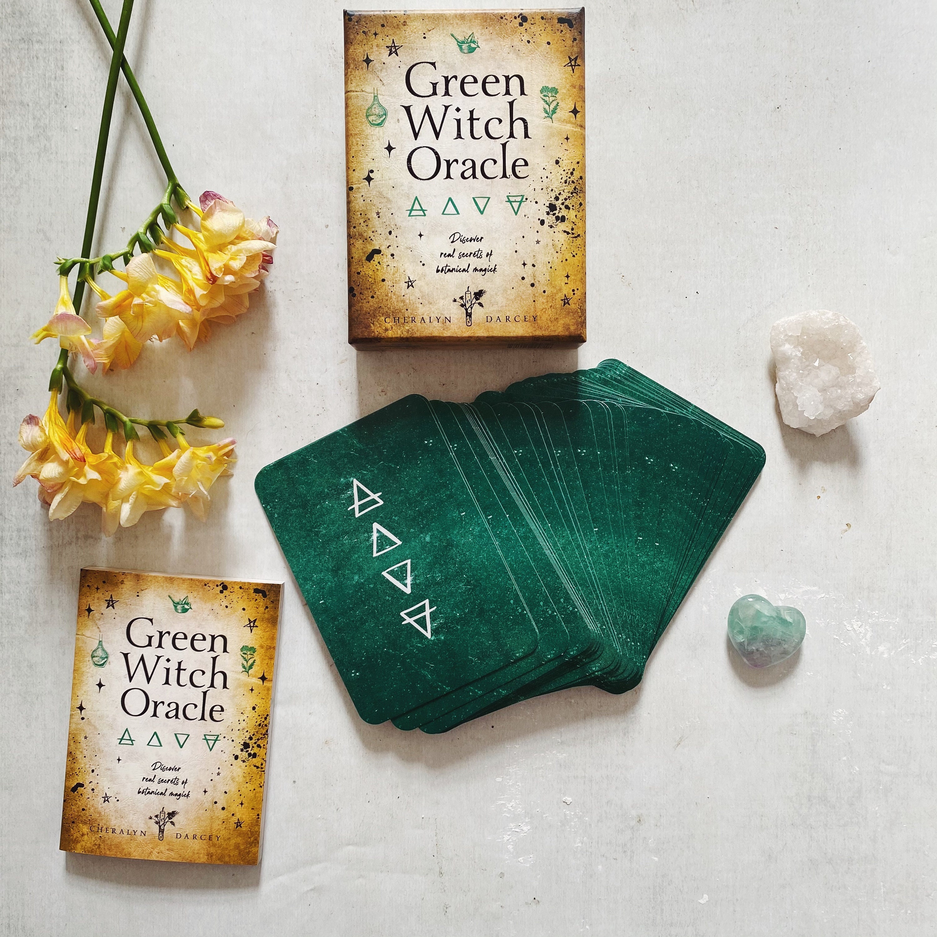 Green Witch Oracle Deck Discover The Real Secrets Of Etsy