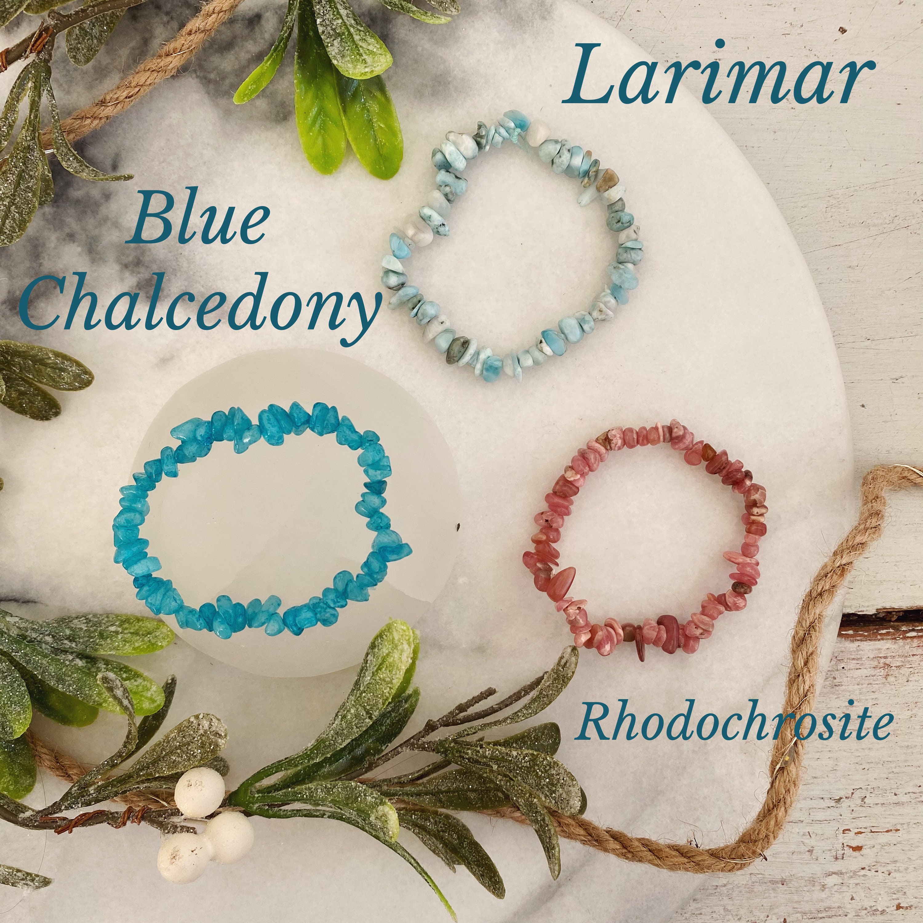 Crystal Chip Bracelets Wearable Stackable Crystal Magic Etsy UK