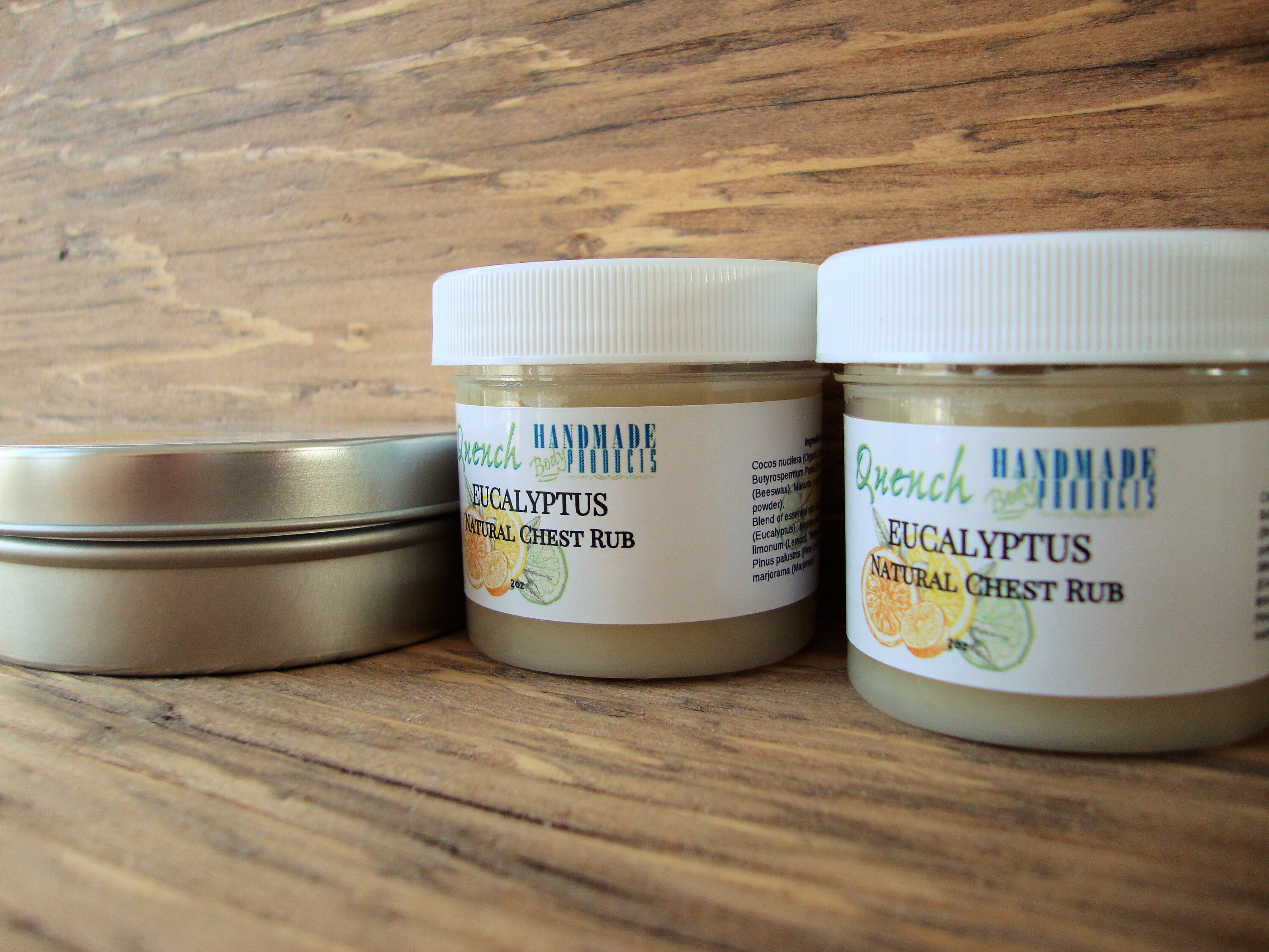 Eucalyptus Chest Rub Natural Decongestant Herbal Vapour Rub Etsy Canada