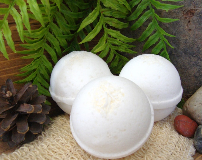 Natural Bath Bombs: Tahitian Vanilla Organic bath bombs, Natural bath fizzies, relaxing bath soak, fizzing bath salts, tropical bath bomb