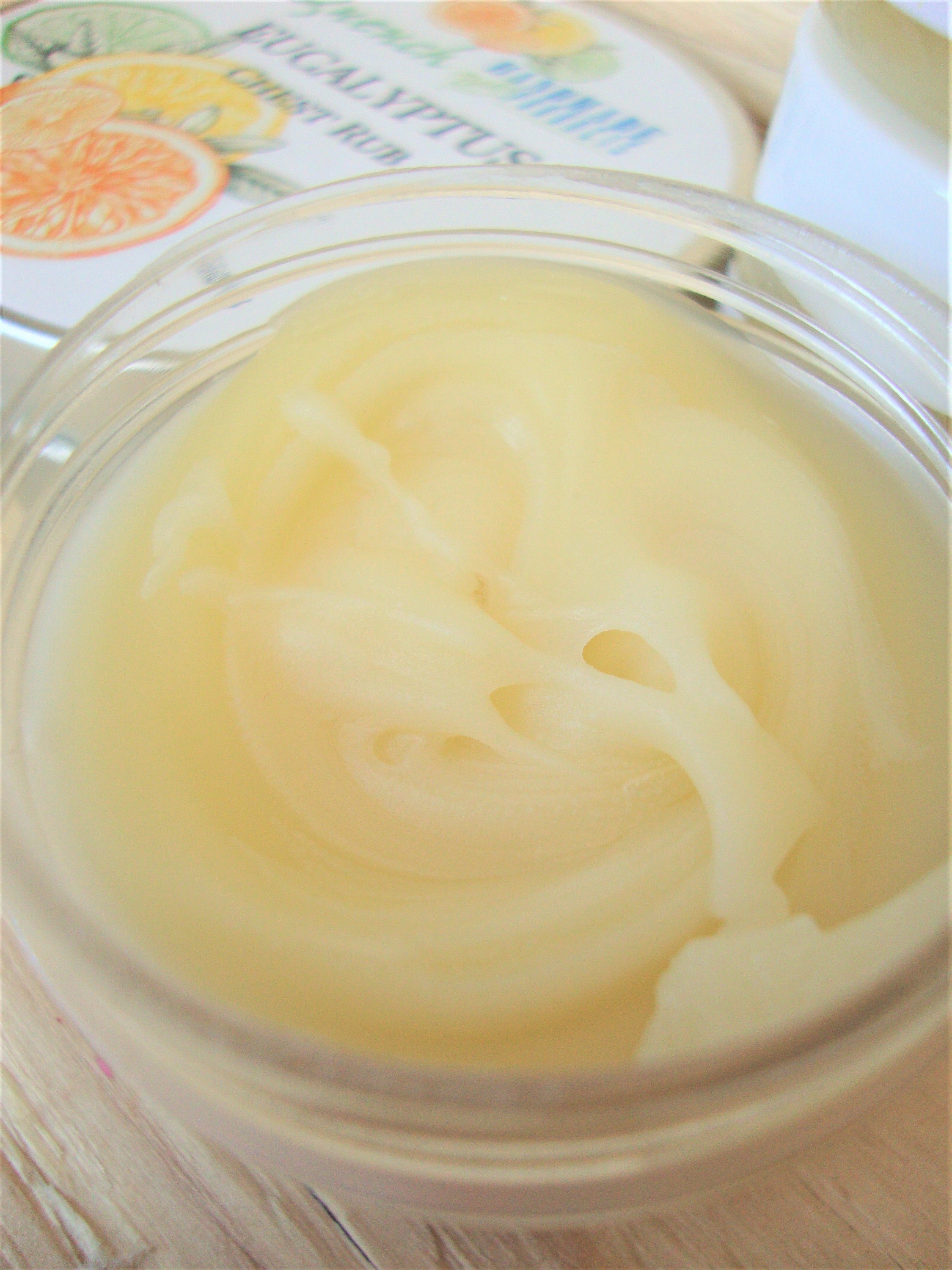 Eucalyptus Chest Rub Natural Decongestant Herbal Vapour Rub Etsy Canada