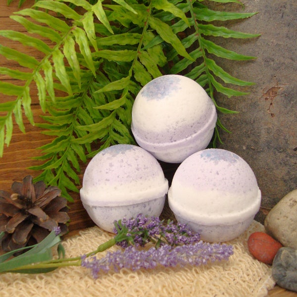 Bath bomb: Lavender bath bomb, Bath fizzy, Natural bath bomb, nontoxic bath fizzies, organic bath bomb