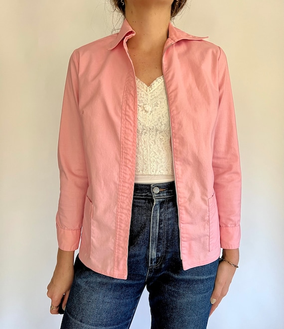 Pink 1960s White Stag Light Weight Jacket - image 2