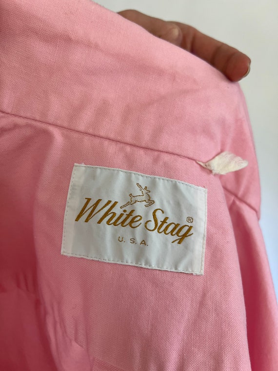 Pink 1960s White Stag Light Weight Jacket - image 6