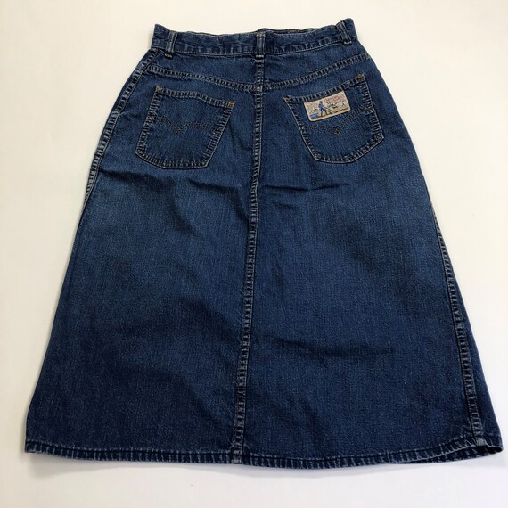 farmers denim skirt