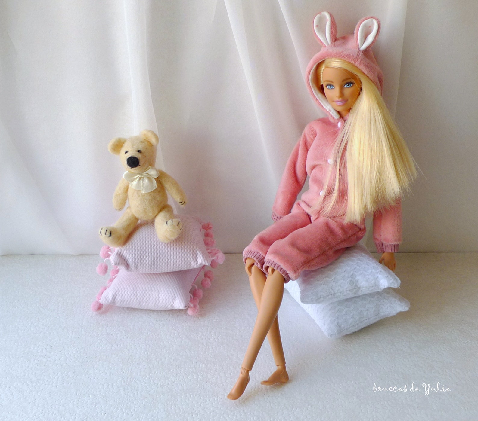 Dusty pink Barbie pajamas Curvy Standard Kigurumi Barbie Etsy