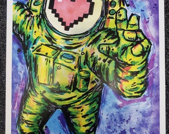 Love is an adventure print