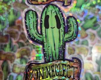 I Thrive on Neglect Sticker