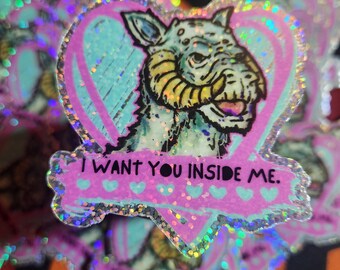 I want you inside me sticker