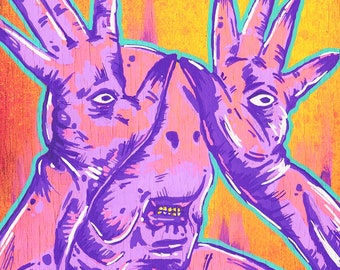 Neon nightmare edition paleman large print