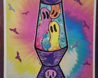Groovy ghosties large print