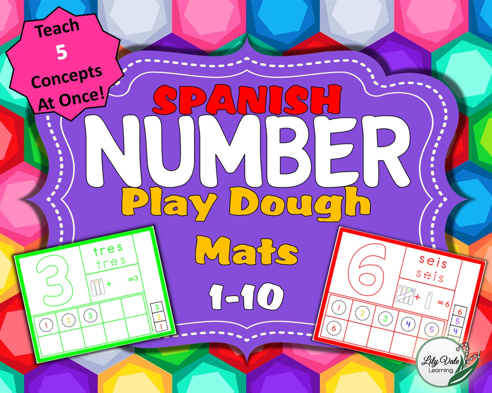INSTANT DOWNLOAD SPANISH Number Play Dough Mats Play Doh Etsy Italia