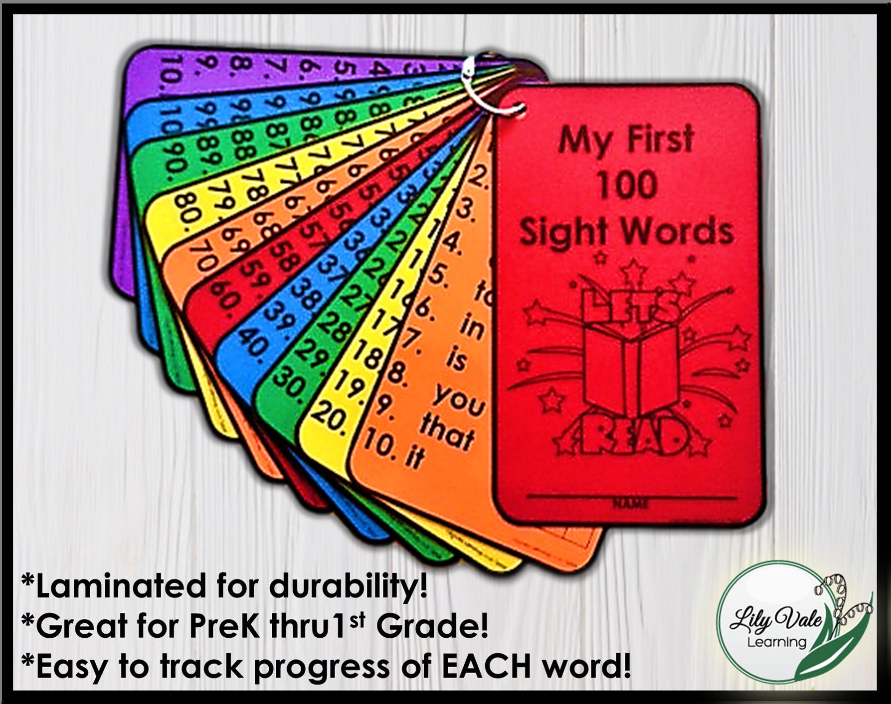 Sight Words Kindergarten Sight Words Sight Word Learning | Etsy