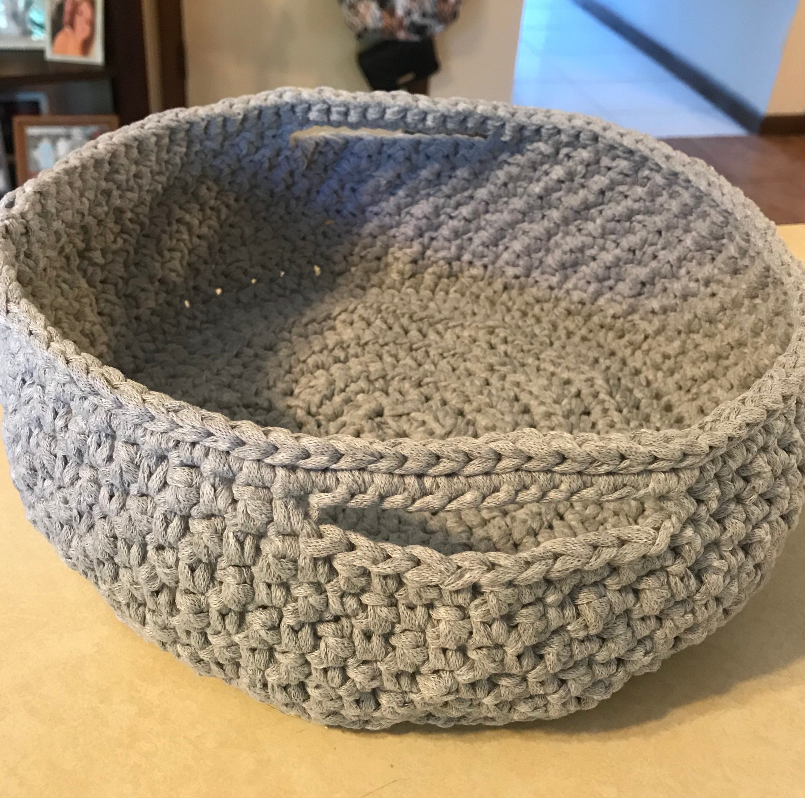 Crocheted Basket/Gift Basket Etsy