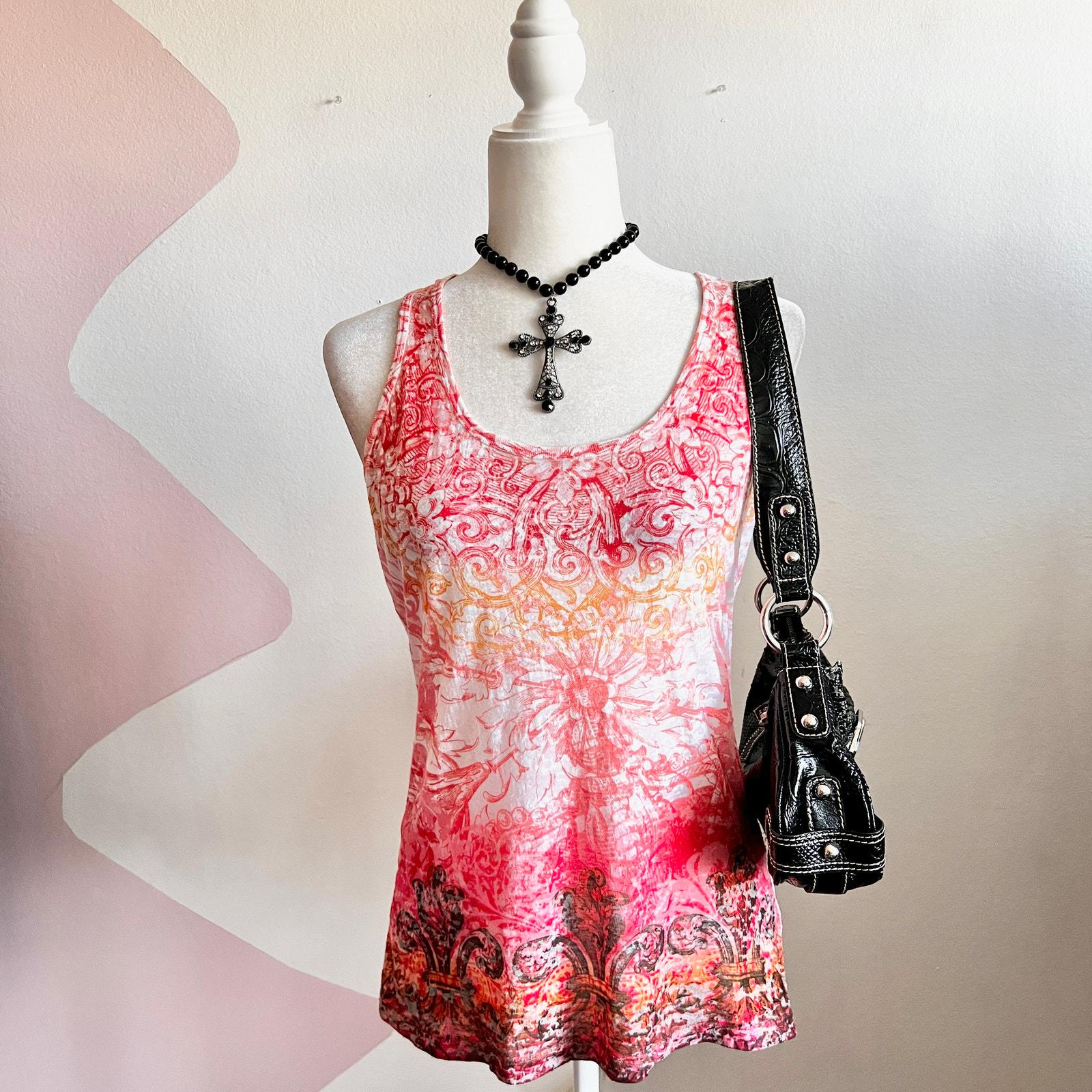 Vintage Y2K Mossimo Floral Tank Top 90s 2000s Y2K Retro Large - Etsy