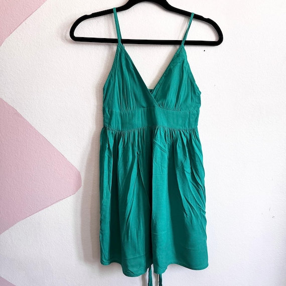 princess polly baby blue dress Vintage Y2k Babydoll Top, Coquette 2000s Tumblr Romantic Fairycore Small