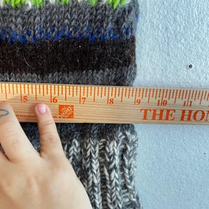 Vintage Free People Knit Mini Bag Boho 100% Wool Bohemian image 6