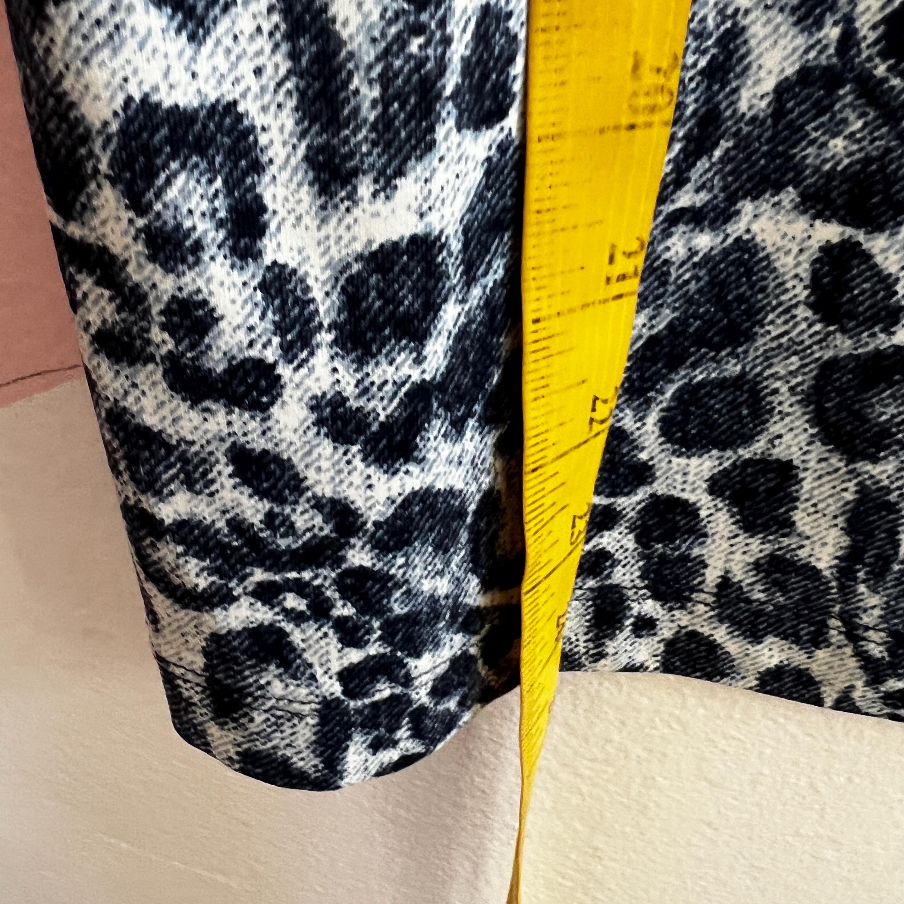Vintage Blue Leopard Tank Top Y2K 2000s Indie Sleaze Retro Soft 