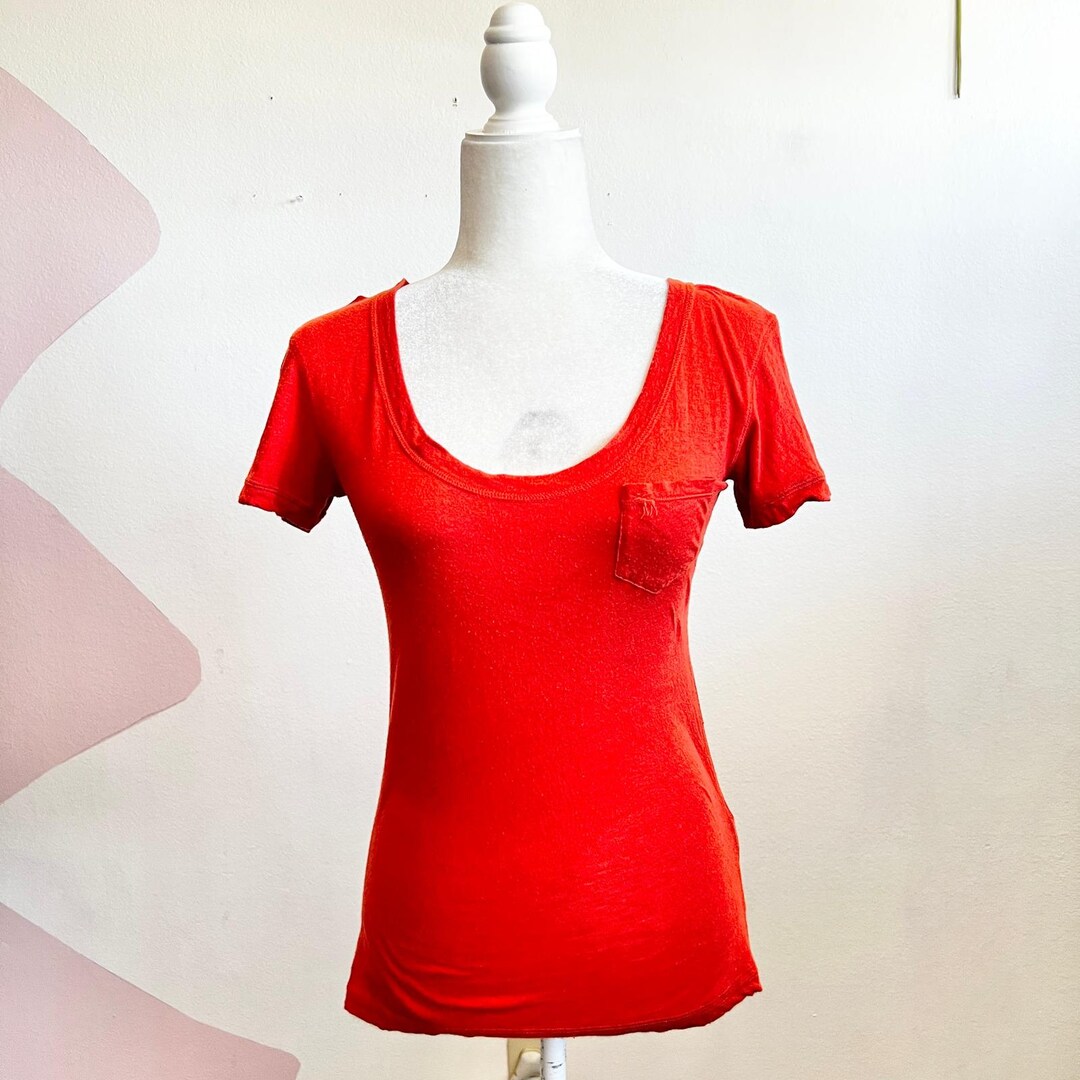 Y2K Abercrombie & Fitch Logo Top Vintage Preppy Casual 2000s