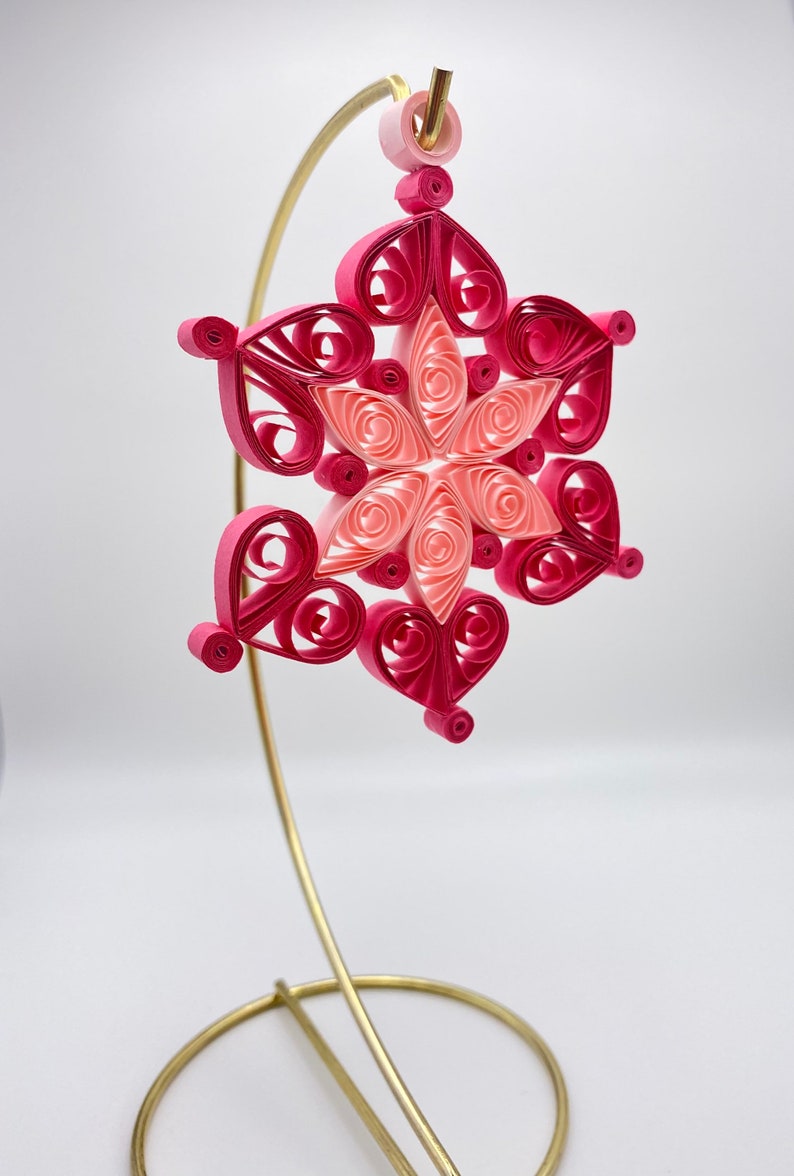 DIY Paper Quilling Christmas Tree Snowflake, Quilling Video Tutorial ...