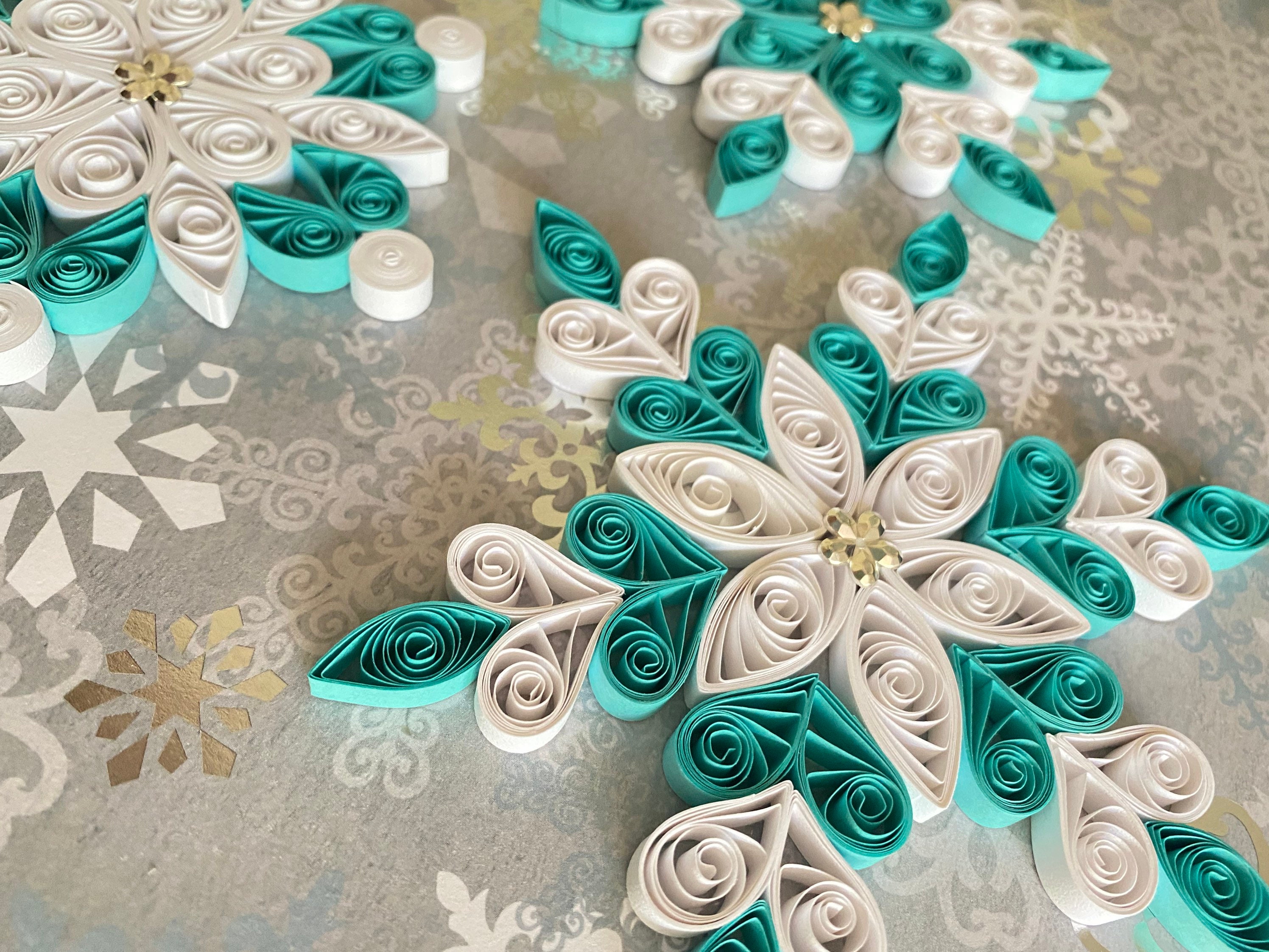 Christmas Ornaments Patterns Paper Quilling Art Patterns B02